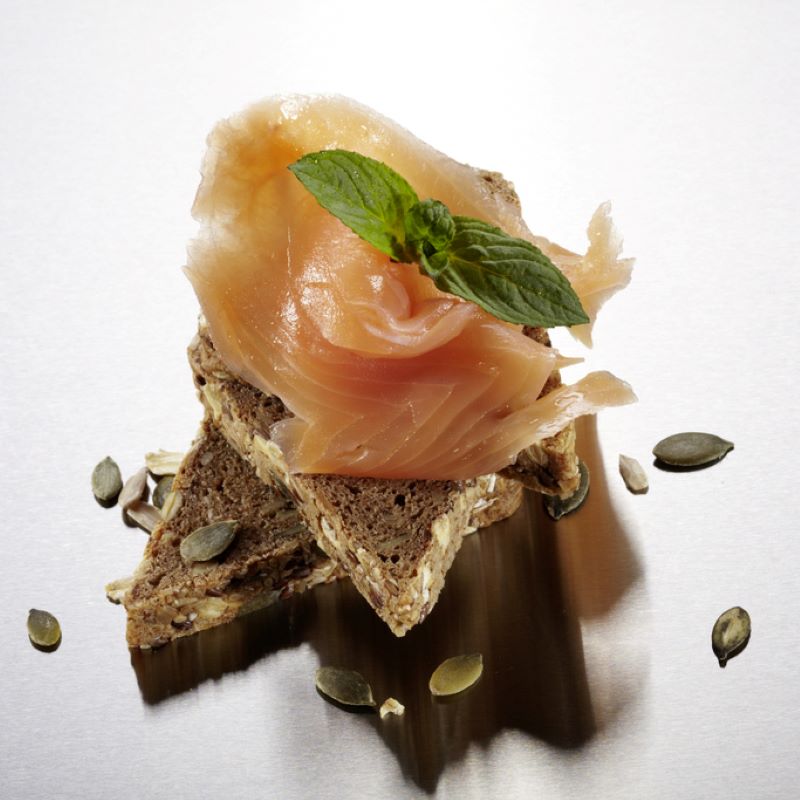Hüttenstick mit Lachs-zoom